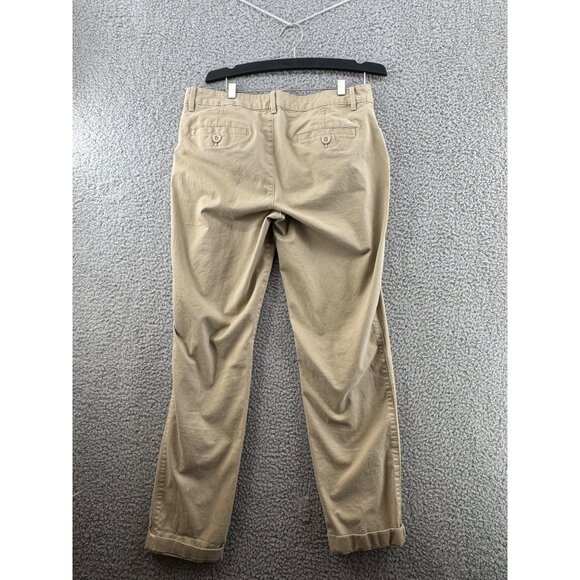 Eddie Bauer Boyfriend Slim Legendwash Tan Slacks Pants Size 6 - Picture 7 of 10